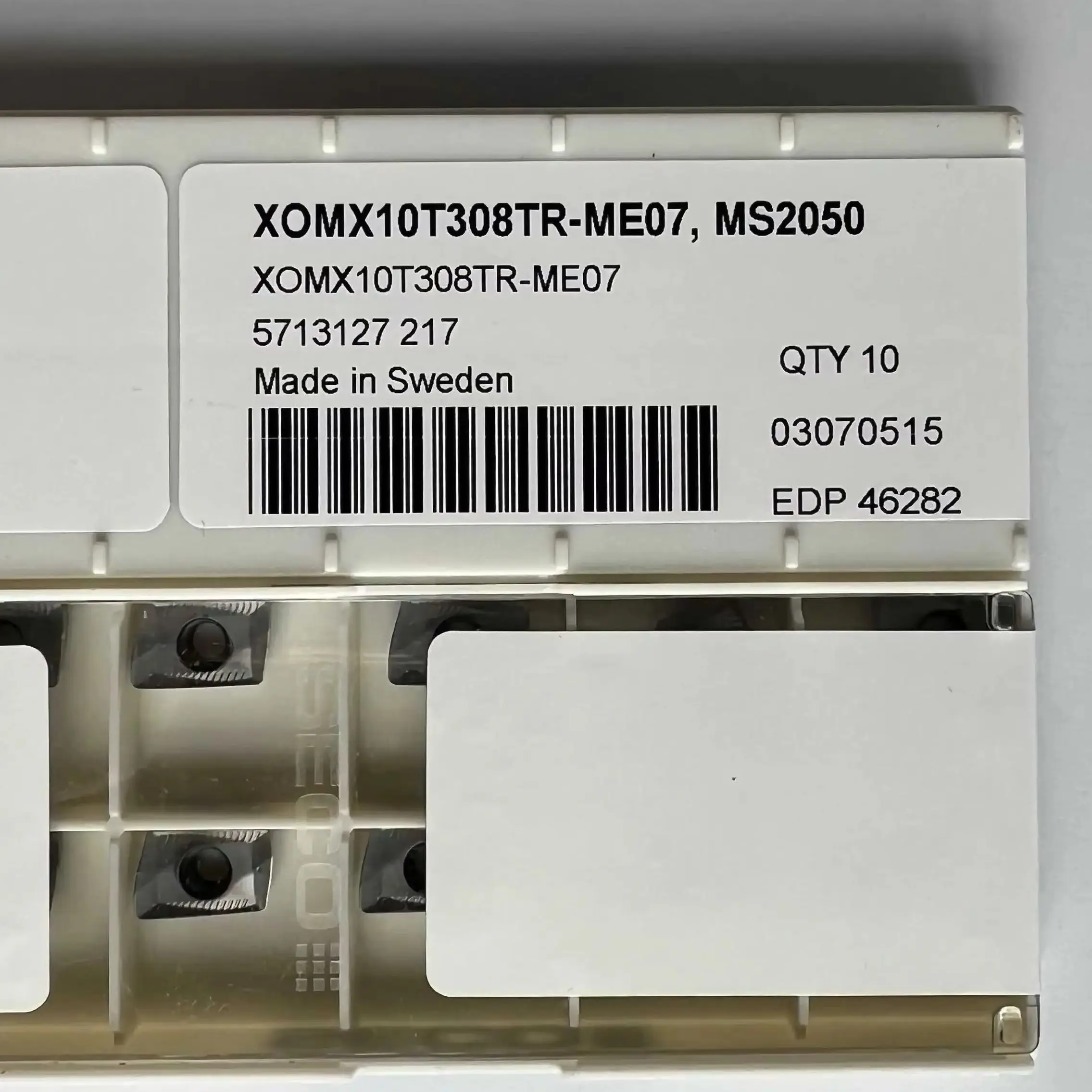 

XOMX10T308TR-ME07,MS2050 Alloy blade 10 Pcs