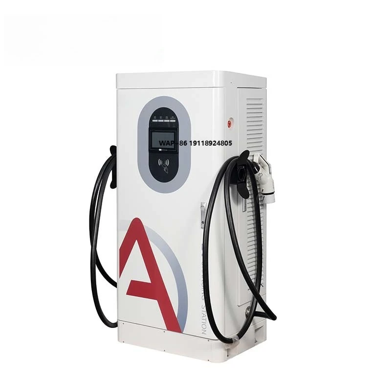 High Quality 60-160kW White AC380V Input 0-200A CE CCC Certified Charging Stations for Electric Vehicles 200-750VDC