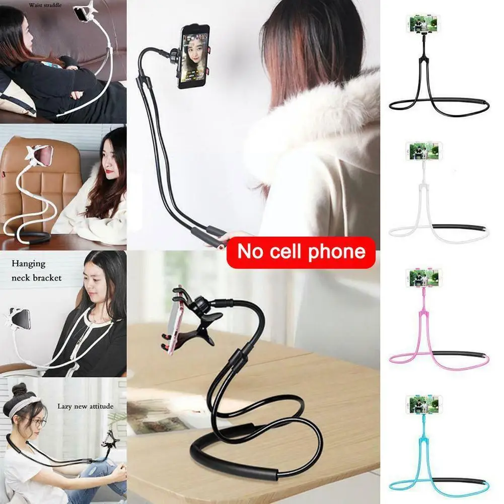 Supporto per Tablet con collana con supporto per telefono cellulare pigro con collo flessibile supporto per Tablet per telefoni cellulari supporto per Tablet a 360 gradi S D8G0