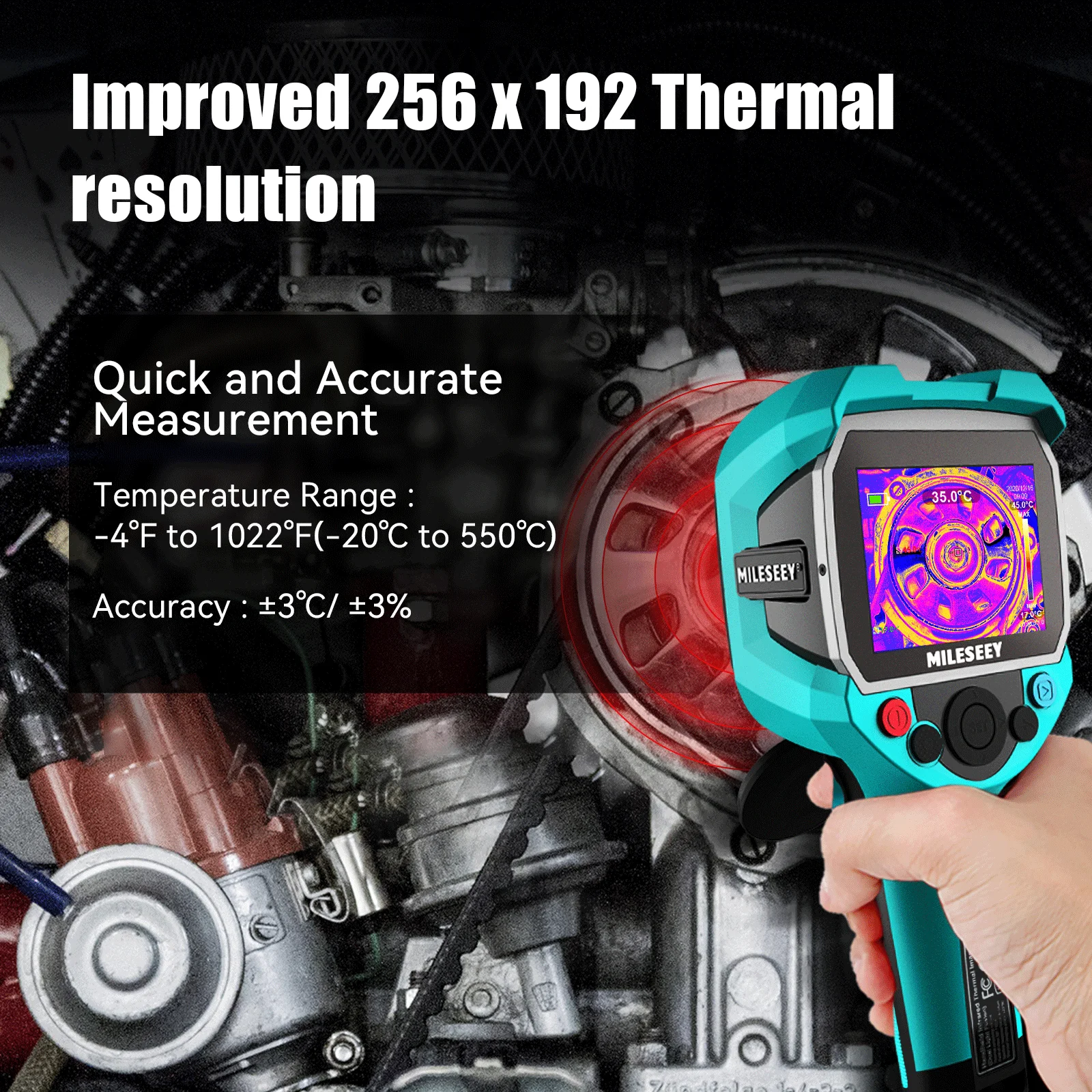 Mileseey TR120 Professionele Warmtebeeldcamera Hoge Resolutie Infrarood Thermische Camera Hoge Senstive Warmtebeeldcamera Voor Reparatie