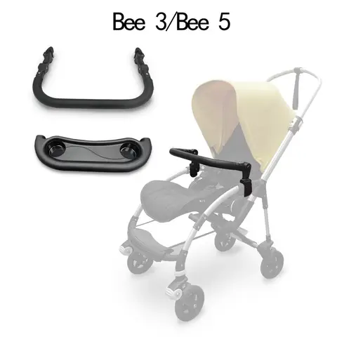 Accessori per passeggino Barra paraurti per Bugaboo Bee3/5 e Babyzen yoyo Bracciolo Manubrio Piatto da pranzo Accessorio per carrozzina in pelle PU