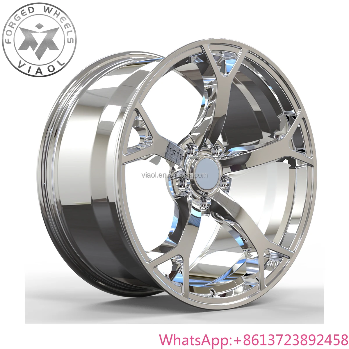 

Viaol Forged 1-piece Custom 5x114.3 5x120 6x139.7 Wheels Alloy Rims for Mercedes Ferrar C8 16-26 Inch Luxury Chrome Car Wheels