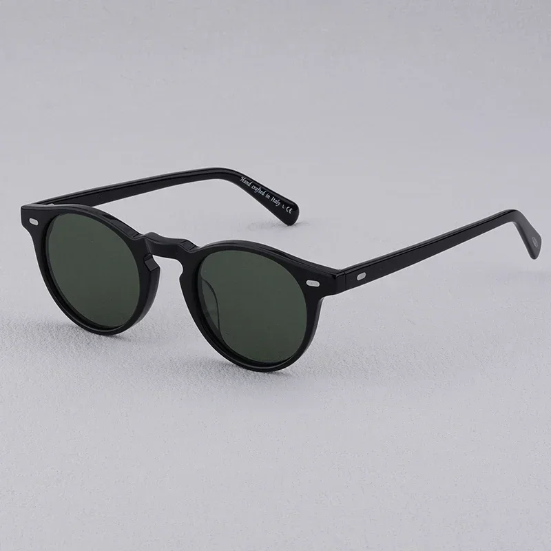 45size ov5186 Gregory Peck Brand Designer Women Sunglasses Vintage Retro Sun Glasses Men Acetate High Quality Sunglasses