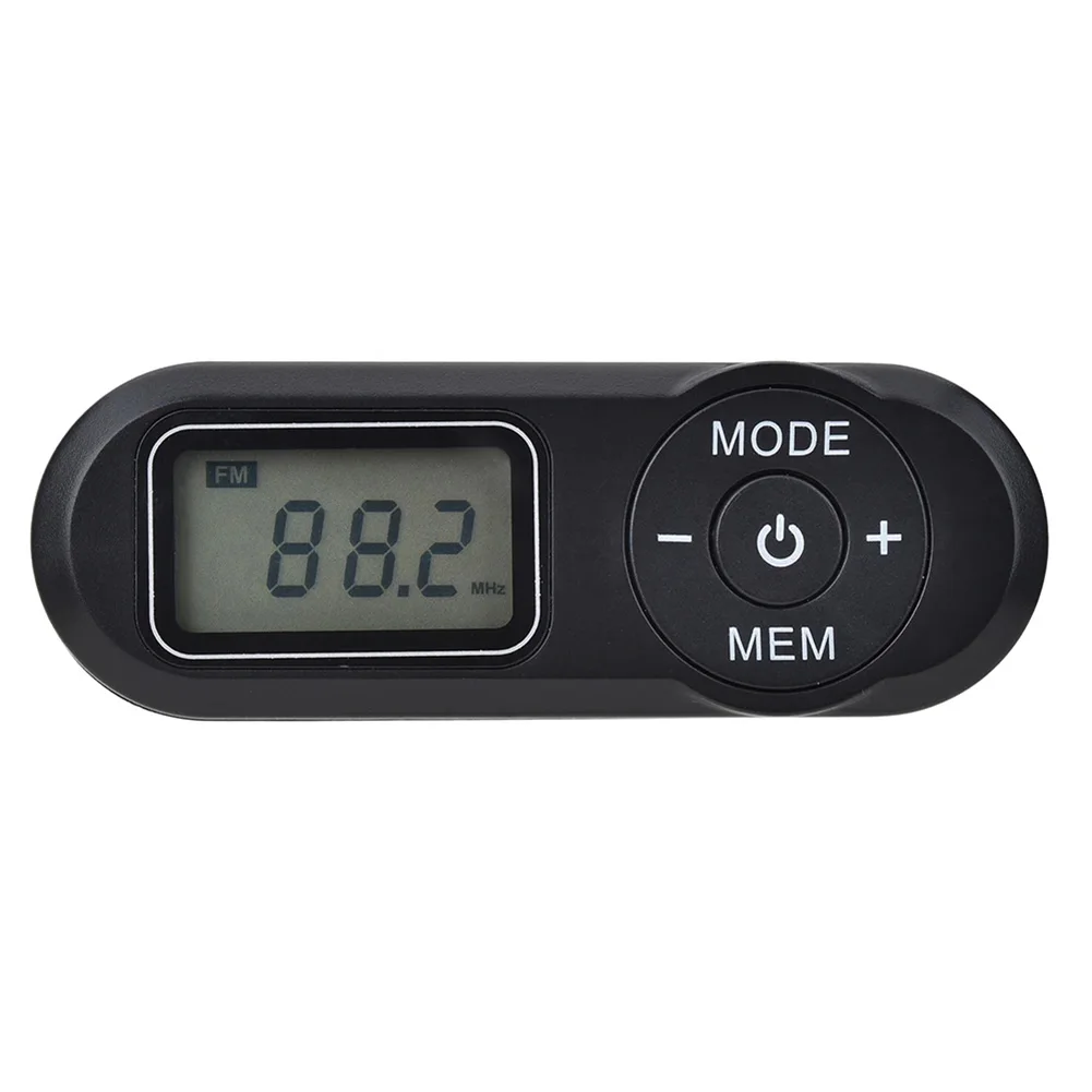 Digital Pocket Fm Radio Fm 64-108Mhz Portable Fm Radio Receiver With Lcd Display Neck Lanyard 3.5Mm Replace Headphones