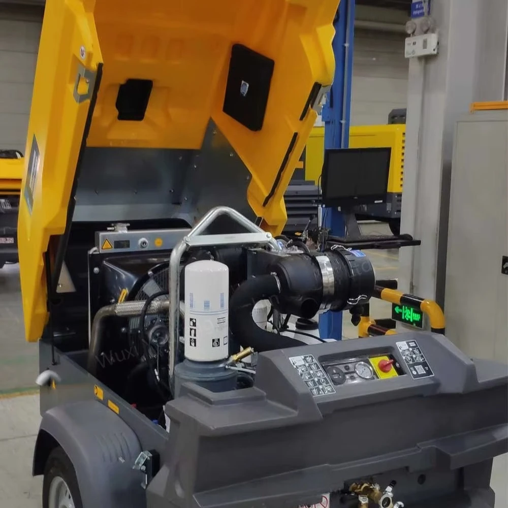 Original XAS88 XATS350 XRHS650 Portable Screw Air Compressor for Construction Work Use