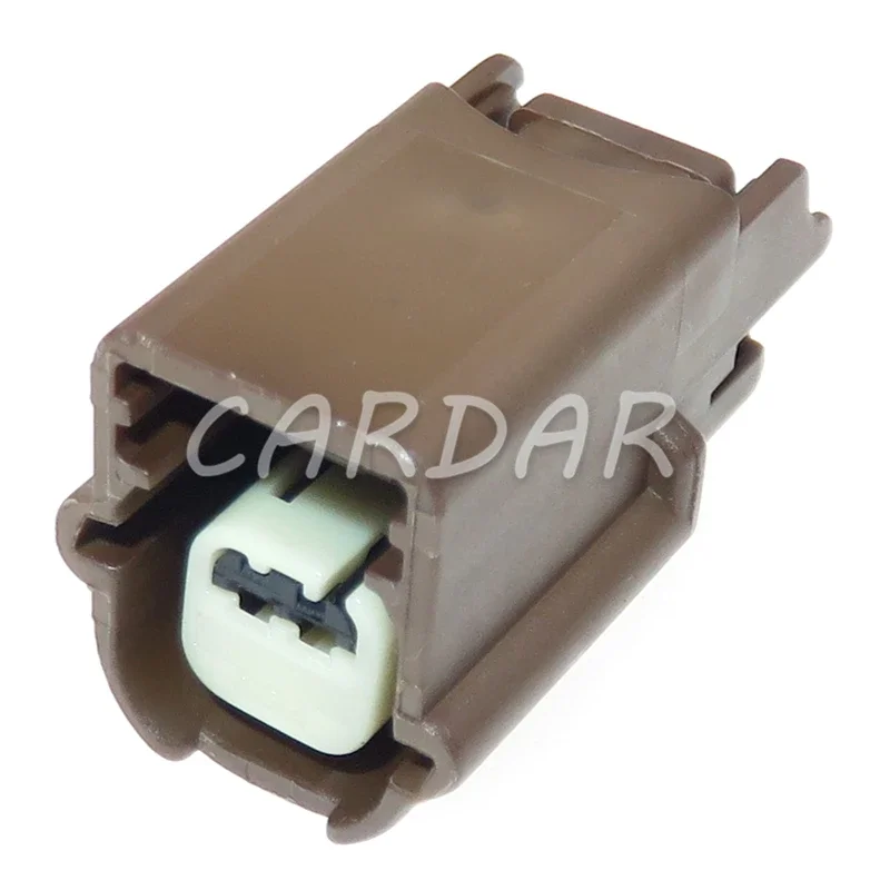 1 Set 2 Pin 0.6 Series Auto Wiring Terminal Connector AC Assembly Automotive Plastic Brown Electric Wire Socket