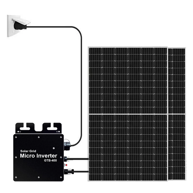 400W/450W Solar Panel Grid Connected Inverter Wireless WiFi