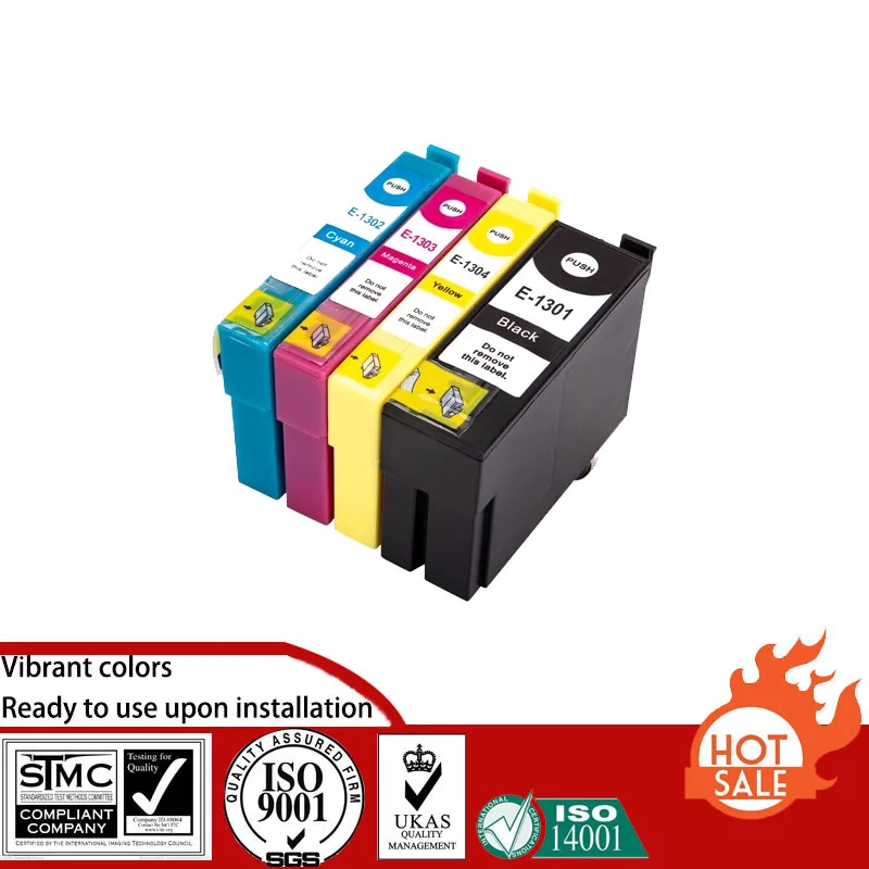 Compatible Ink Cartridge for Epson T1301 - T1304 1301 suit For Epson Stylus SX525WD/SX535WD/SX620FW/BX925FW  Office B42WD