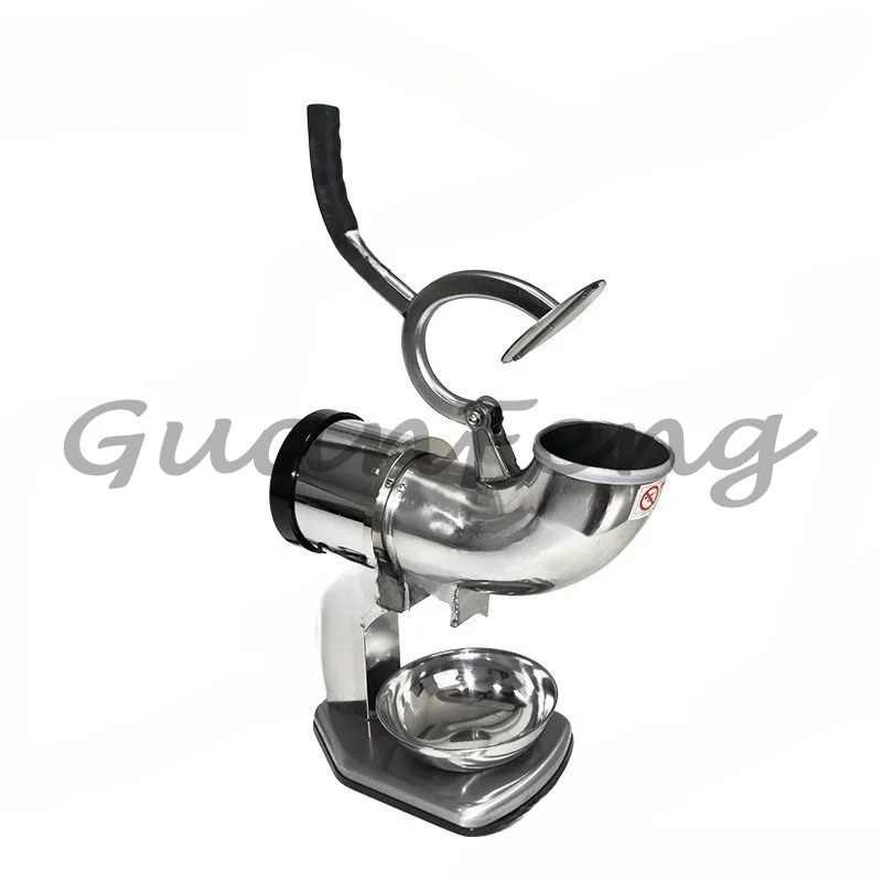 Commercial Ice Crusher Snow Shaved Ice Machine, Small Single Double Blade Smoothie Making Machine for Beverage Shop