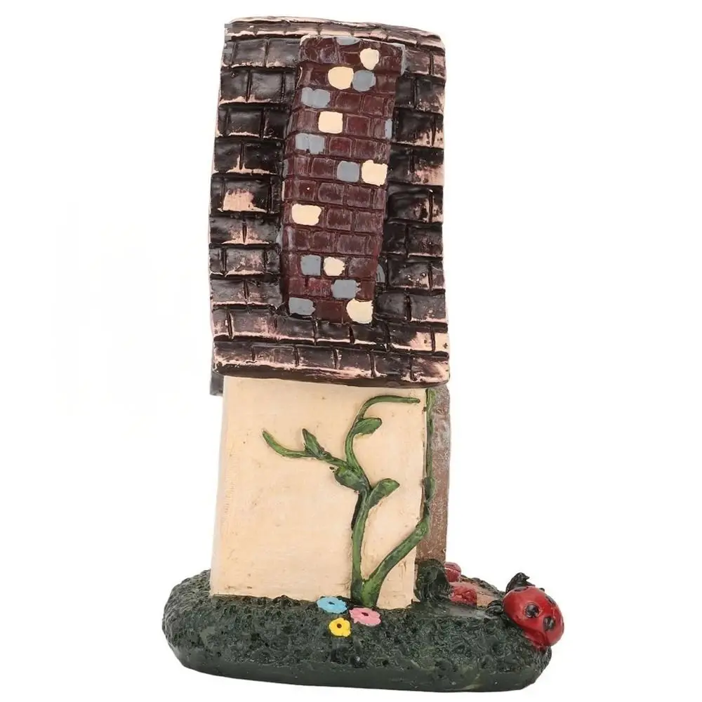 Resin Garden Fairy Tale Cottage Decoration Creative Waterproof House Statue Funny Handicraft Miniatures Figurine Sculpture