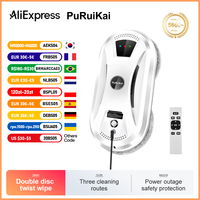 PuRuiKai Ultra thin Robot vacuum cleaner window cleaning robot window  electric glass limpiacristales remote control for home