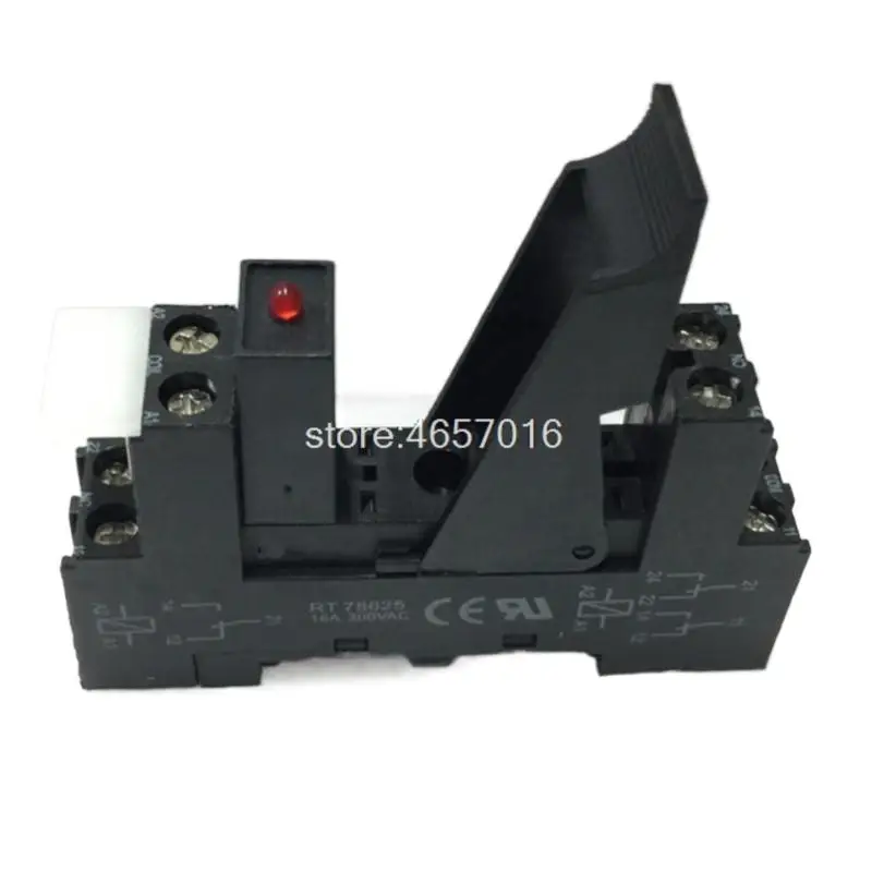 Relay socket RT78625 with indicator light for G2R-2 G2R-1-E HF115