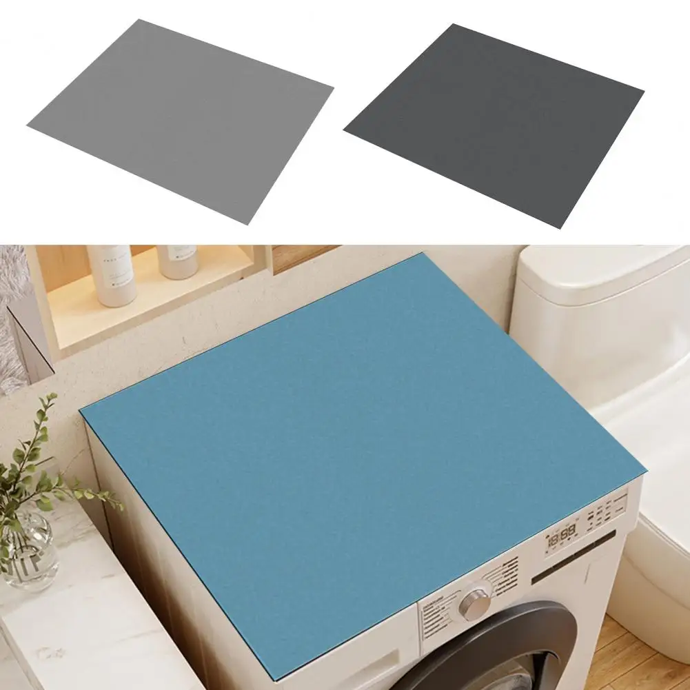 Curl Storage Mat Noise-reducing Washing Machine Mat Anti-slip Base Washing Machine Top Cover Spill-proof Fridge Microwave Cloth