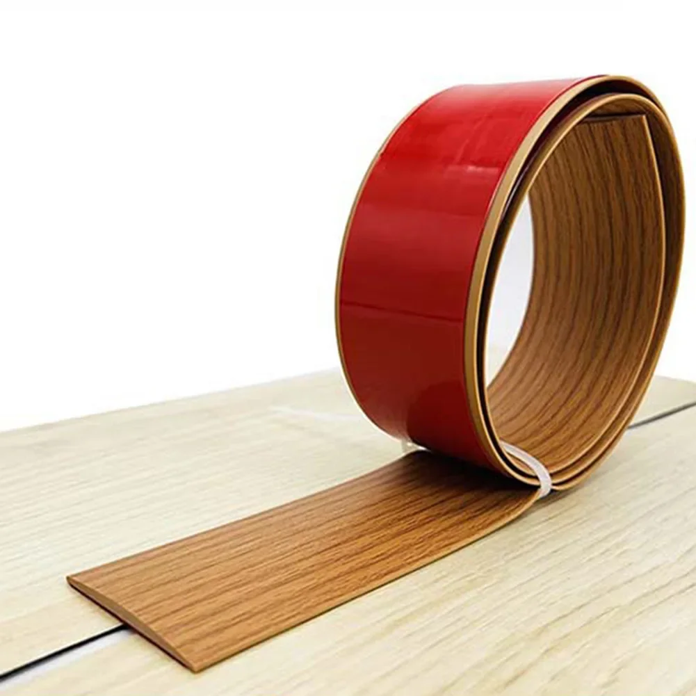 Anti-collision Flooring Threshold Divider Strip Laminate Floor Door PVC Flat Floor Threshold Seam Edge Trim Anti-Collision