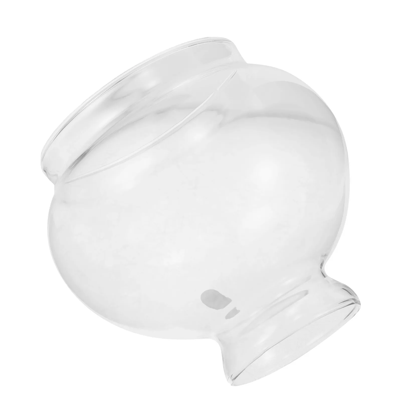 

Universal Glass Lamp Chimney Replacement for Oil Lanterns Spherical Clear Shade 1.8 X 2.8 Inch Dual Holes High Temperature