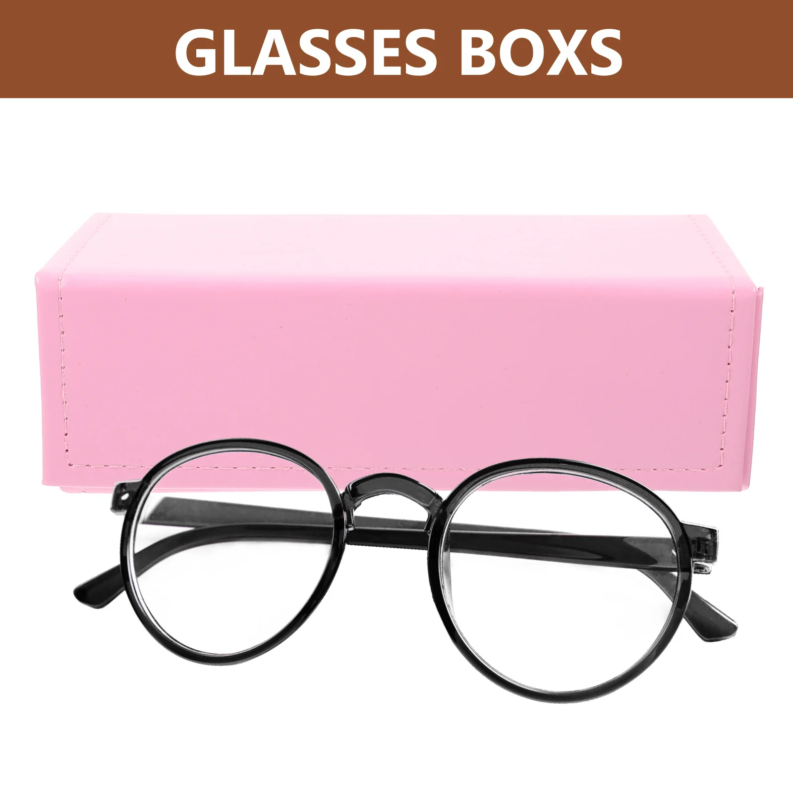 

1Pcs Glasses Box Eyeglass Case Foldable Durable Storage for Glasses Protection Eyeglass Box Spectacle Case