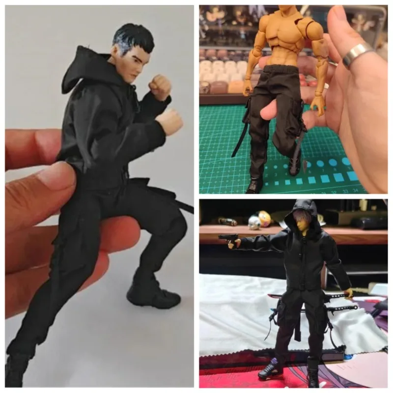

CROWDHTOYS VTOYS X BMS VB002 VB003 in Stock 1/12 Scale Male Soldier Coat Pants Model Toy Fit 6'' Action Figure Body Accessories