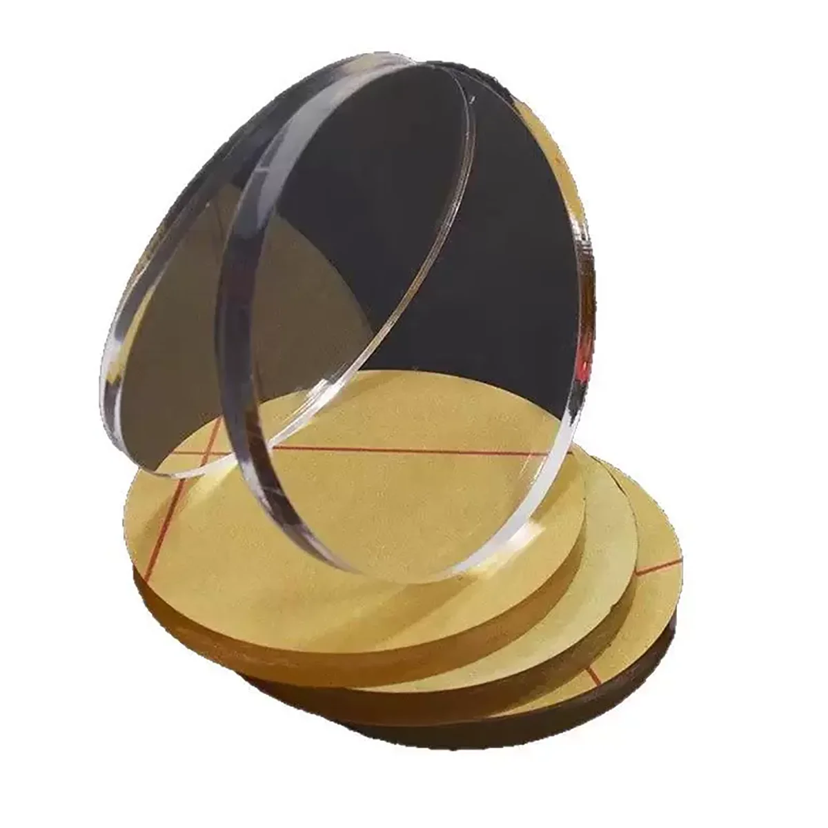 Round High Transparent Acrylic Disc Sheet Plexiglass Plastic Circular Plate Diameter 100mm - 500mm Thickness 2/3/4/5/6/8/10mm