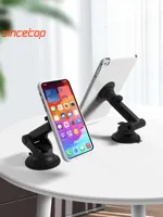 Foldable Desk Phone Holder Desktop Mobile Tablet Stand for iPad iPhone Samsung Adjustable Smartphone Car Sucker Bracket