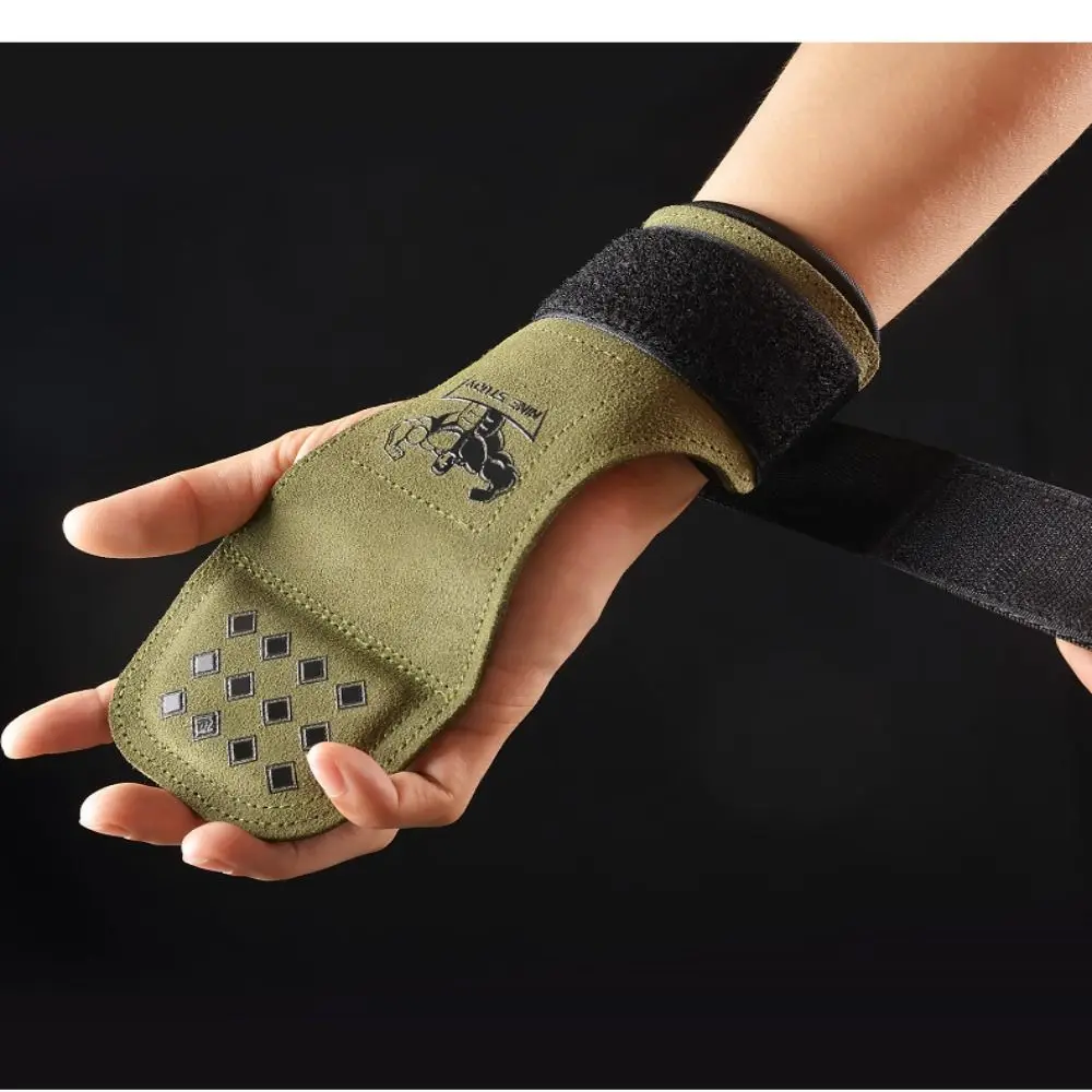 

1 Pair SBR Fitness Power Straps Thicken Leather Muscle Man Wrist Straps Wear-resistant Biceps Flexion Deadlift Power Straps