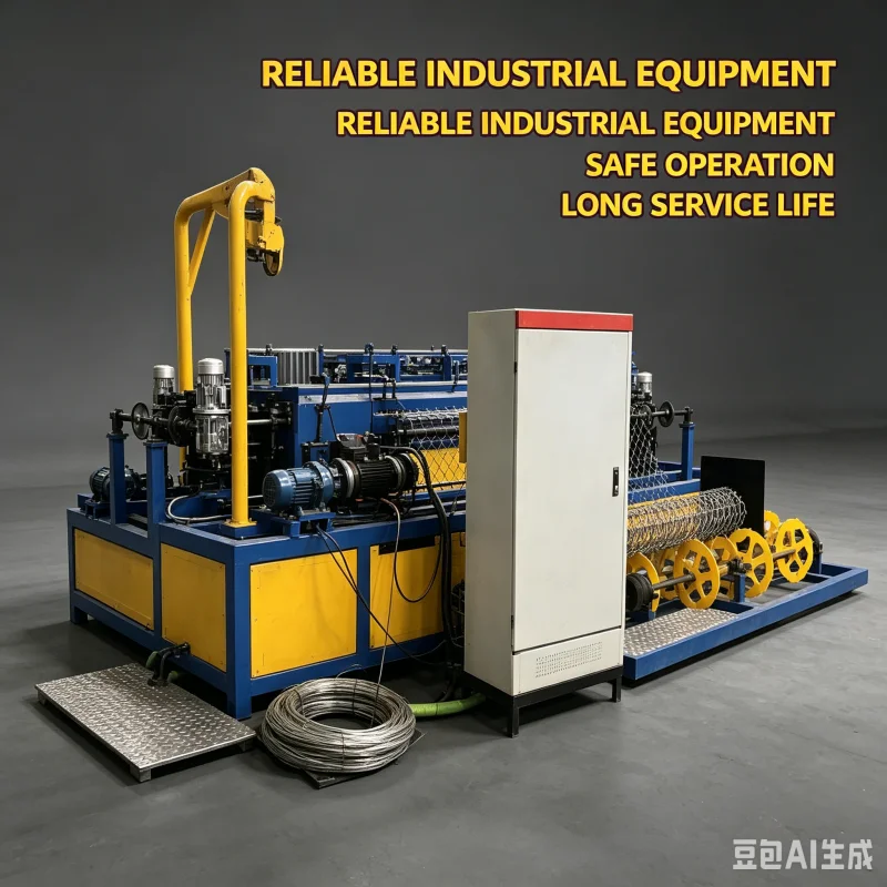 Commercial Grade Chain Link Fence Manufacturing Line For High Output Mesh Factory Residential Boundary Screen Infrastructure
