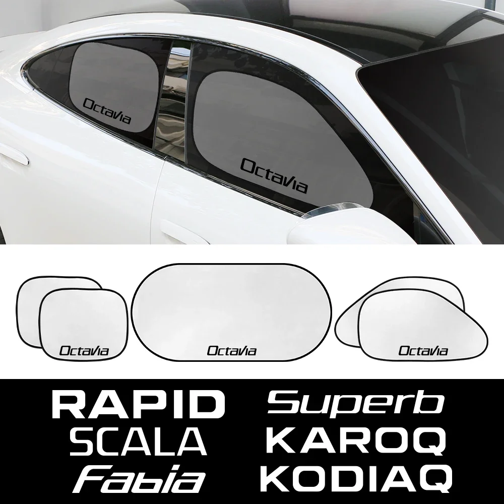 غطاء سيارة مظلة لسكودا ، أوكتافيا فابيا ، سريع ، رائع ، كودياك ، سكالا ، كاروك ، سيتيجو ، كاميق ، رومستر ، انيك ، إكسسوارات سيارات ، 5 لكل مجموعة #1