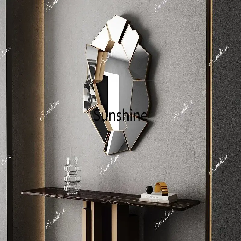 Light luxury metal wall hanging dining room wall decoration living room sofa background wall decoration