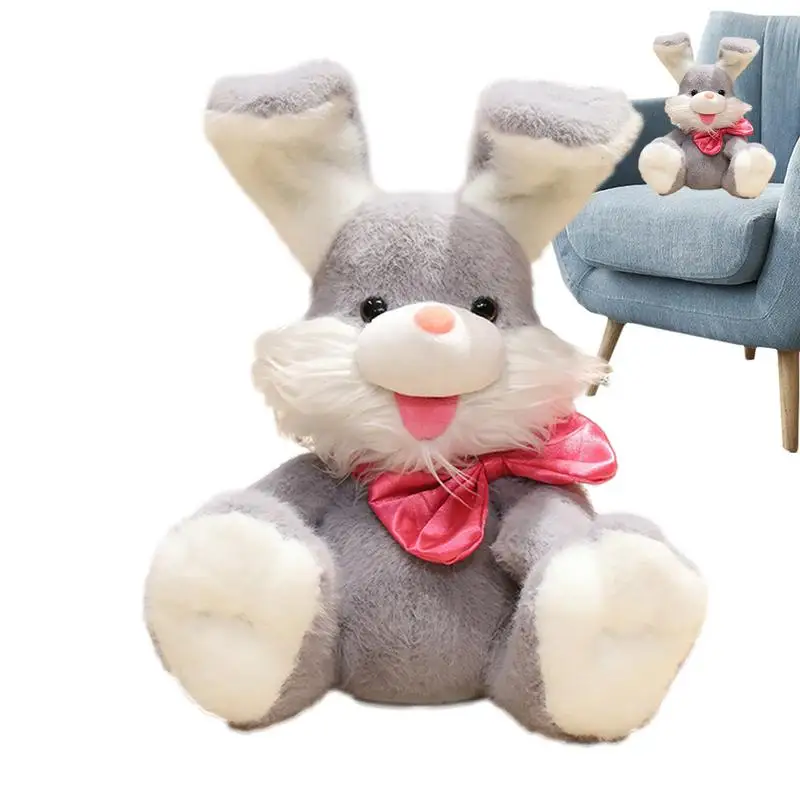 

Musical Easter Bunnies Easter Plush Stuffed Bunny Toy With Bunnies Can Talk Easter Stuffed Animals For 6 To 12 Months Kids Cute