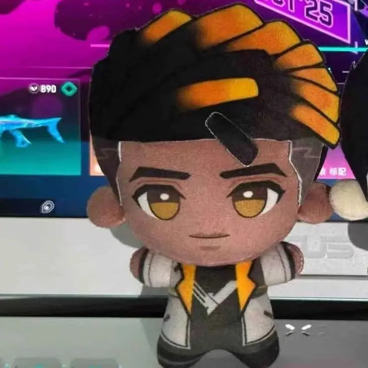 Nowa Gra VALORANT Clove Pluszowa Lalka Urocza Rozgwiazda Ciało 13cm Zawieszka Cosplay Brelok Zabawki Ozdoby do Plecaka Prezenty Urodzinowe