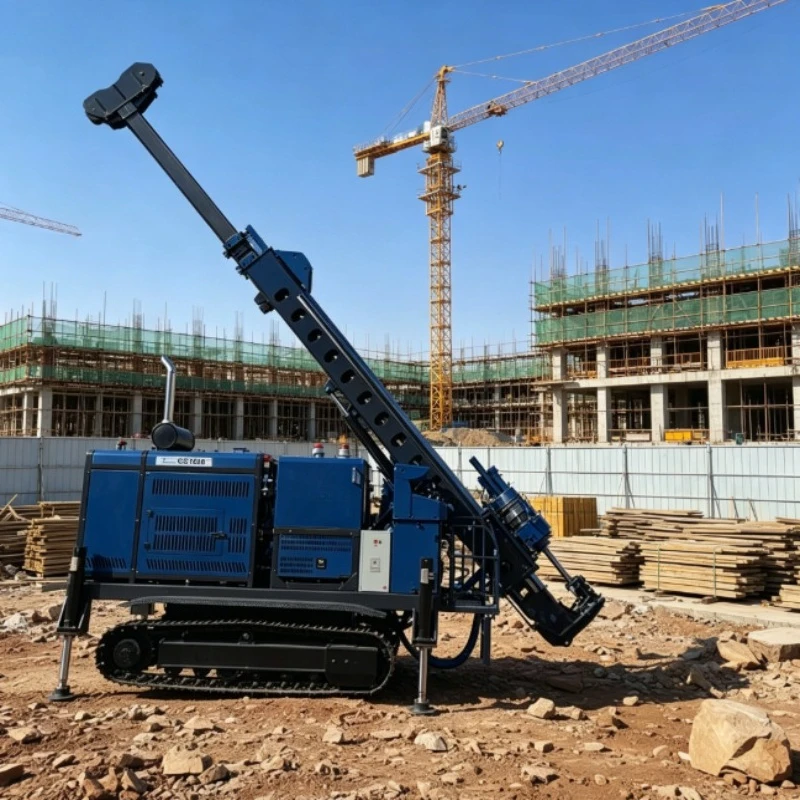 Customized RC Reverse Circulation Drilling Rig 1600m Depth Crawler Type Geological Drilling Machine for Drilling Core Samples