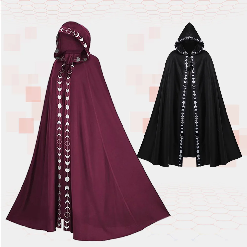 

Hooded Renaissance Robe Halloween Cosplay Children's Performance Costume Film TV Wardrobe Polyester Triacetate Fiber