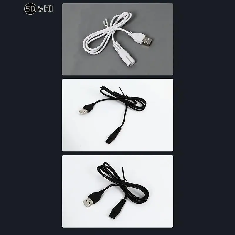 USB Cable Charging Line Copper hole Suit 5V flashlight shaver hair clipper wire Single hole 1.8