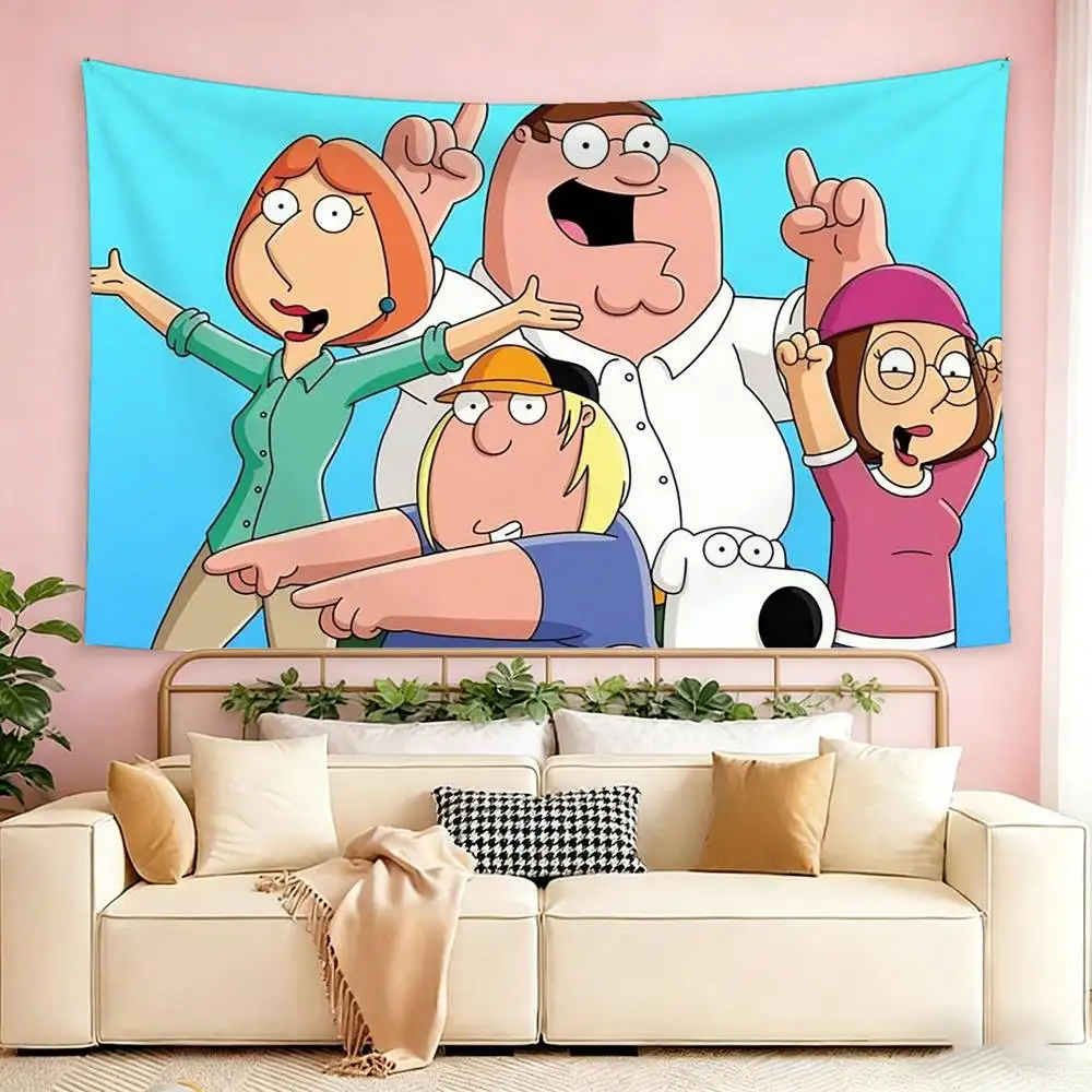Peter Griffin F-amily Guy   Flags Wall Hanging Tapestry Outdoor Garage Room Decorative flag Background Blanket
