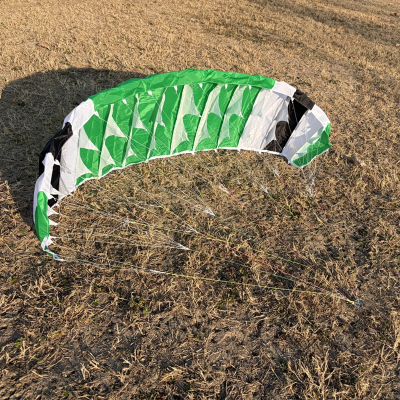 1-pezzo-telo-parapendio-monostrato-da-15-metri-verde-bianco-nero-ricambio-per-paracadute-rc-modellini-di-parapendio-e-giocattoli-volanti