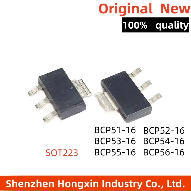 

10-50pcs new BCP51 BCP52 BCP53 BCP54 BCP55 BCP56-16 power transistor patch SOT223