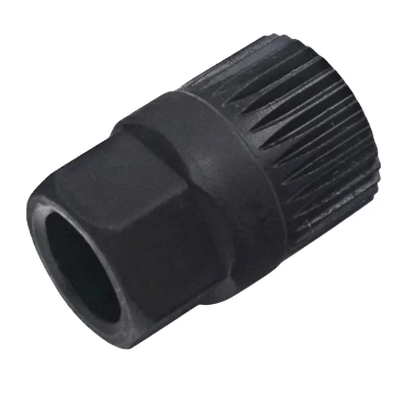 Alternator Clutch Free Wheel Pulley Removal Tool with 33 Tooth V Belt Pulley Remover Black Car Accessories