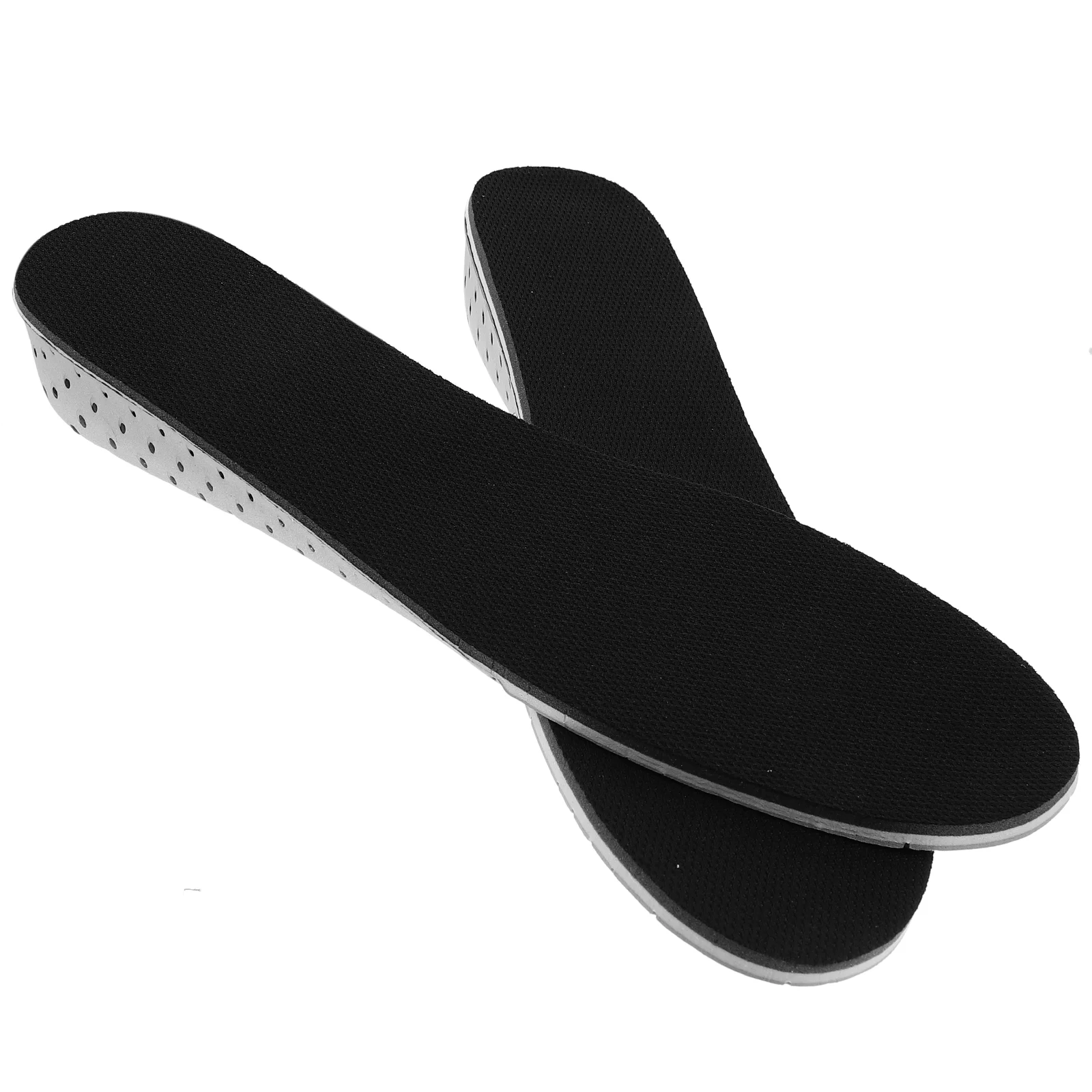 One Pair of 43cm Height Increase Insole Heel Inserts Invisible Shoe Lifts Shoe Elevator Inserts for Men Women