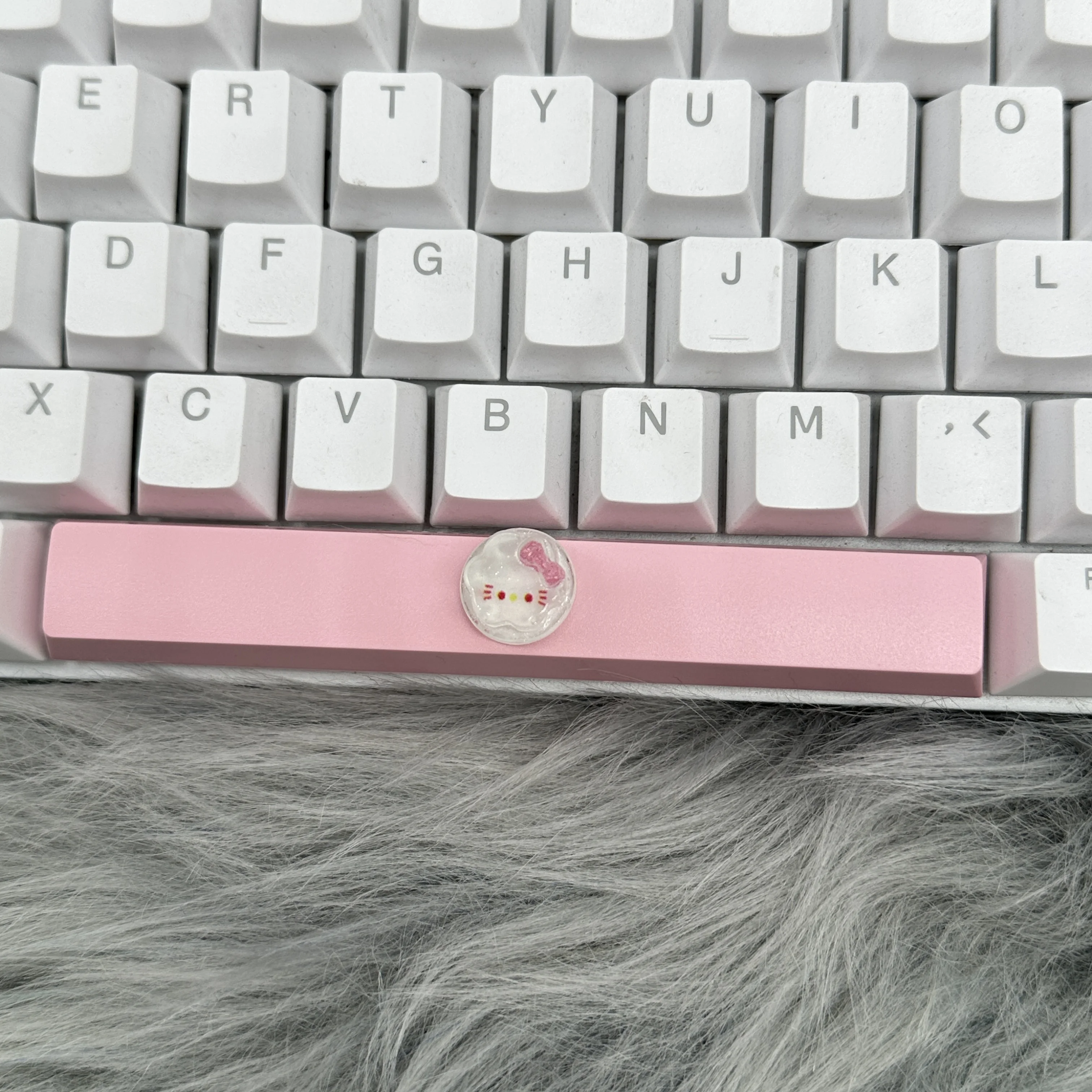 New DIY Customized Sanrio Kuromi Keycaps 6.25u Space Keycaps Mechanical Keyboard Keycaps Decorative Gifts