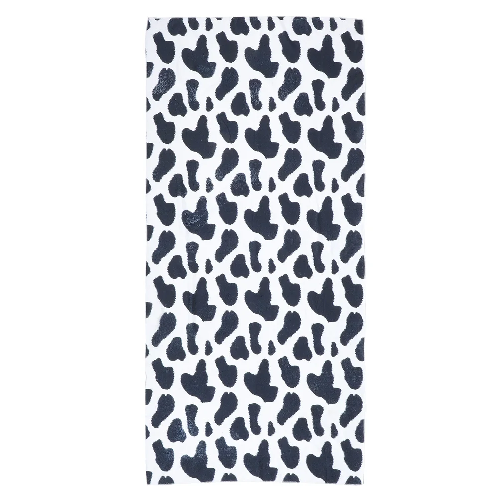 منشفة شاطئ كبيرة الحجم، منشفة حمام سباحة سريعة الجفاف، مطبوعة بشكل مرن، مريحة للسفر والسباحة والتخييم والمشي لمسافات طويلة وصالة الألعاب الرياضية واليوجا