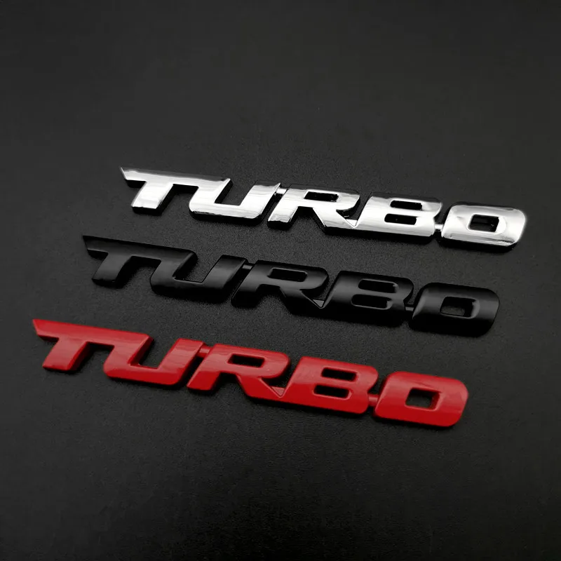 

Car Sticker Turbocharged Turbo Metal Alloy 3D Badge Car Modification Accessories Rear Marked Side Marking Decorative Car-Sticker