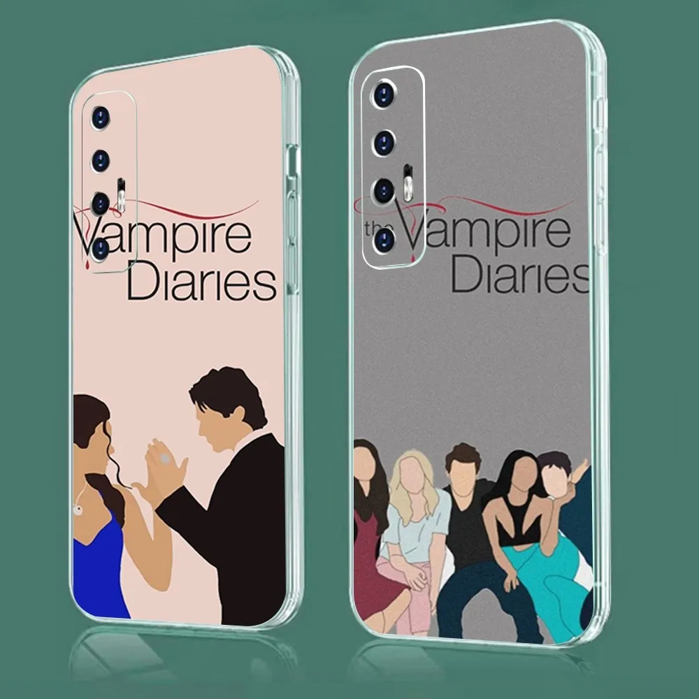 The V-vampire D-diaries Damon Phone Case For Xiaomi 11 Redmi Note 11 5G 8T 9A 9 10T Note8Pro Note9 12SUltra Transparent Case