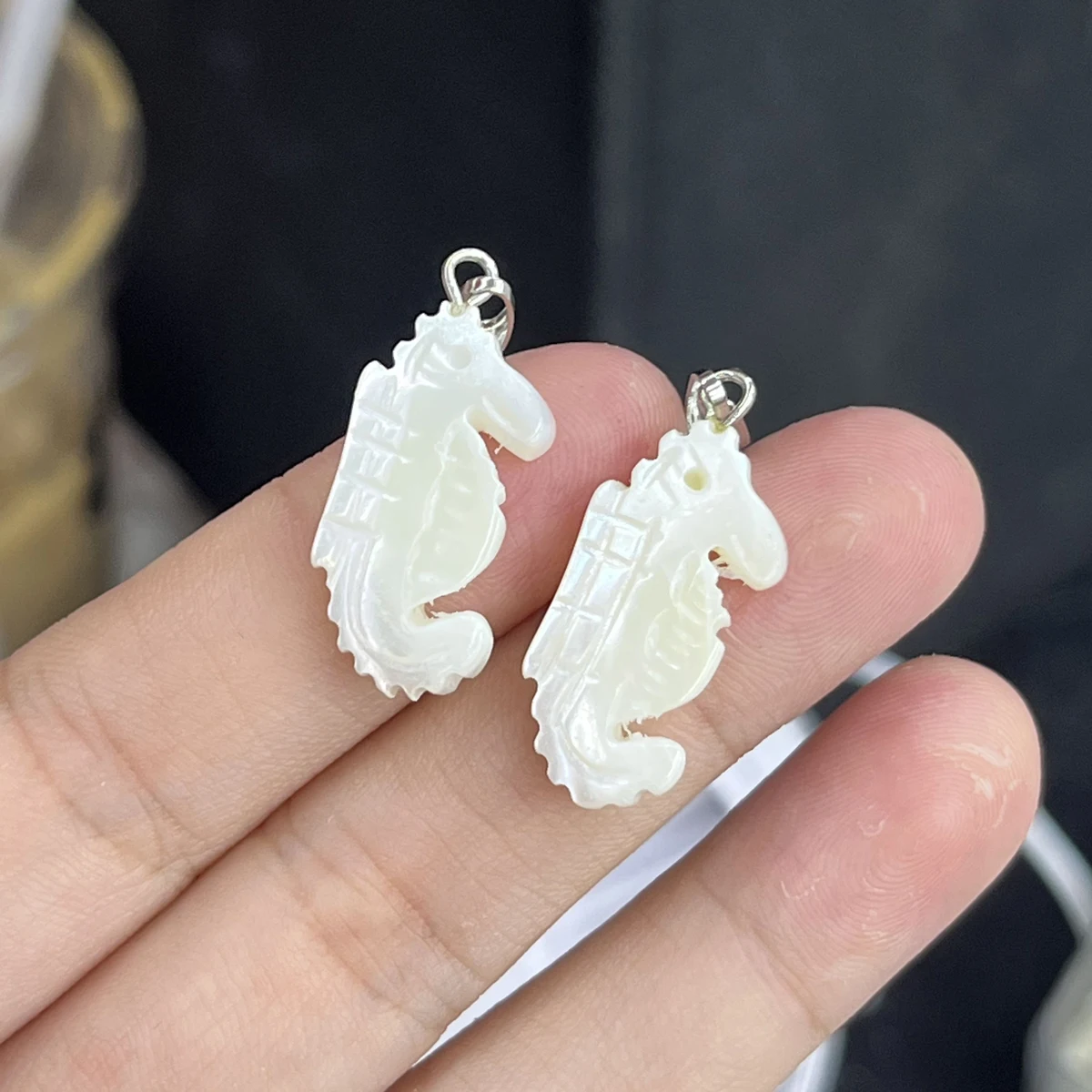 5 teile/satz 12x23mm Großhandel Tier Formen Anhänger Natürliche Shell Charms für Schmuck Machen DIY Frauen Halskette Ohrringe zubehör