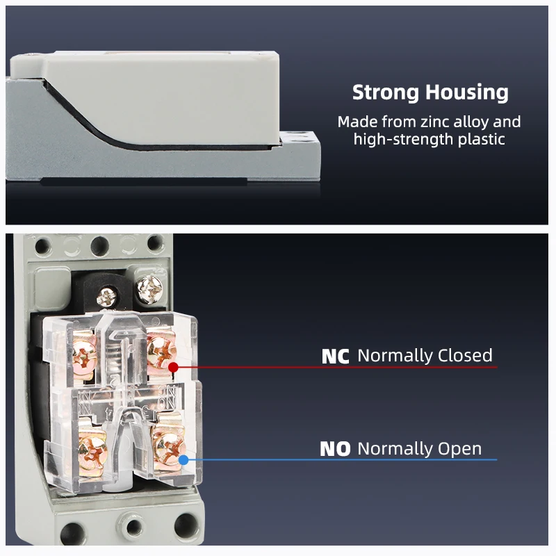 1 interruptor de limite xurui, xz8/168,5a/250vac, alavanca resistente a óleo, caixa durável, eletrônico para cnc e máquinas automatizadas