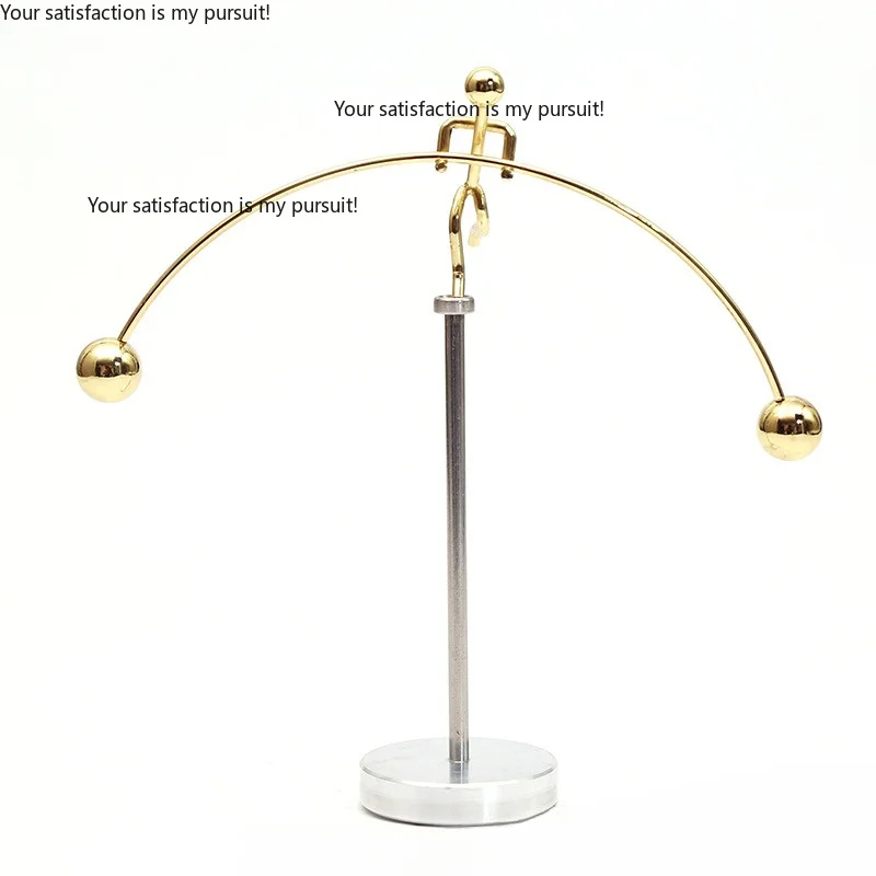 for Single Leg Iron Strongman Balance Ornament, Weightlifter Tumbler Dynamic Balancer, Desktop Metal Home Decoration
