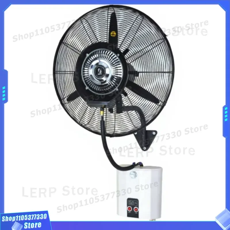 30 Inch Industrial Electric Metal Air Mist Fan Outdoor Vertical Water Cooling Spray Humidifier for Garden Patio High Velocity