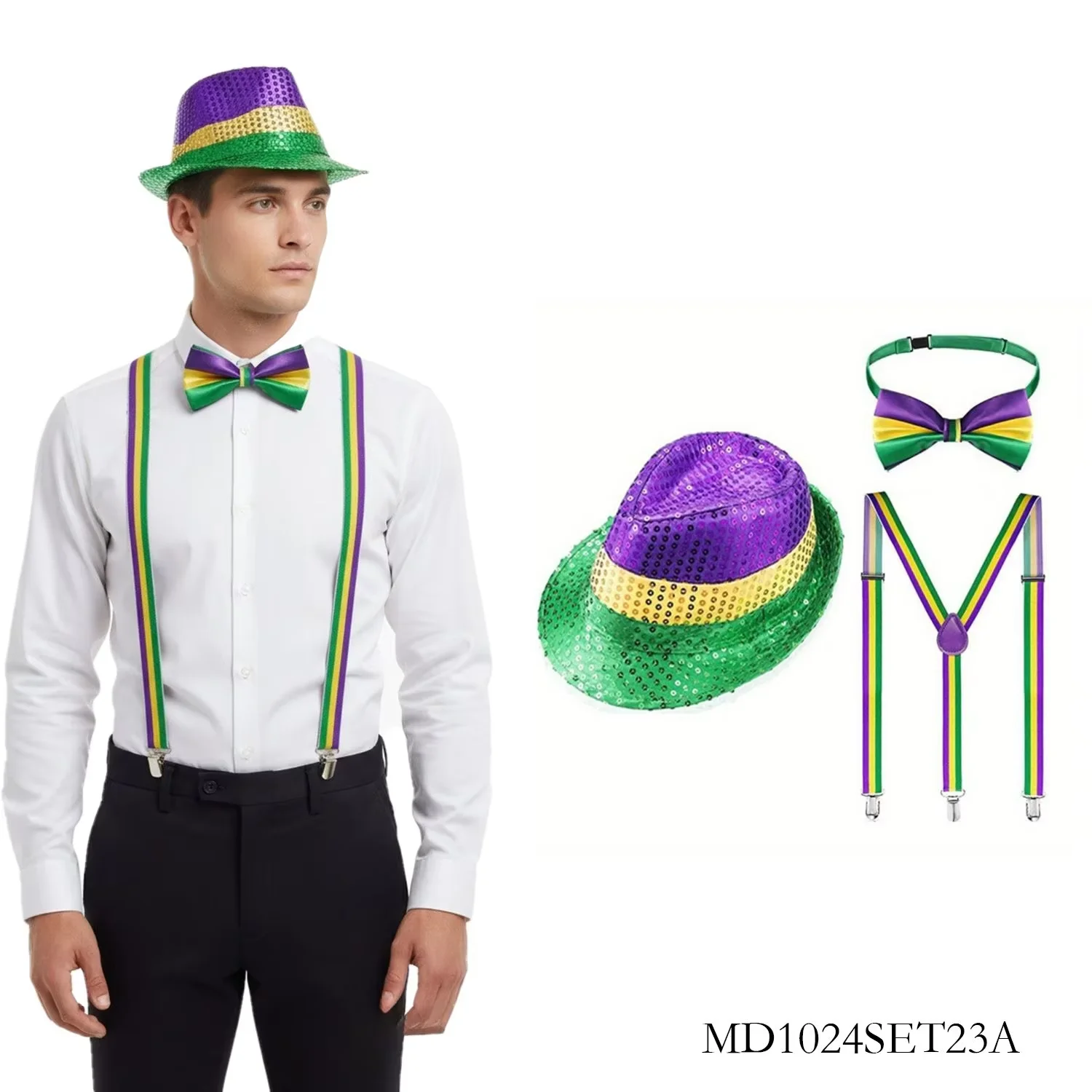 

PESENAR Carnival Hat with A Strap and Tie, Suitable for Carnival-themed Parties