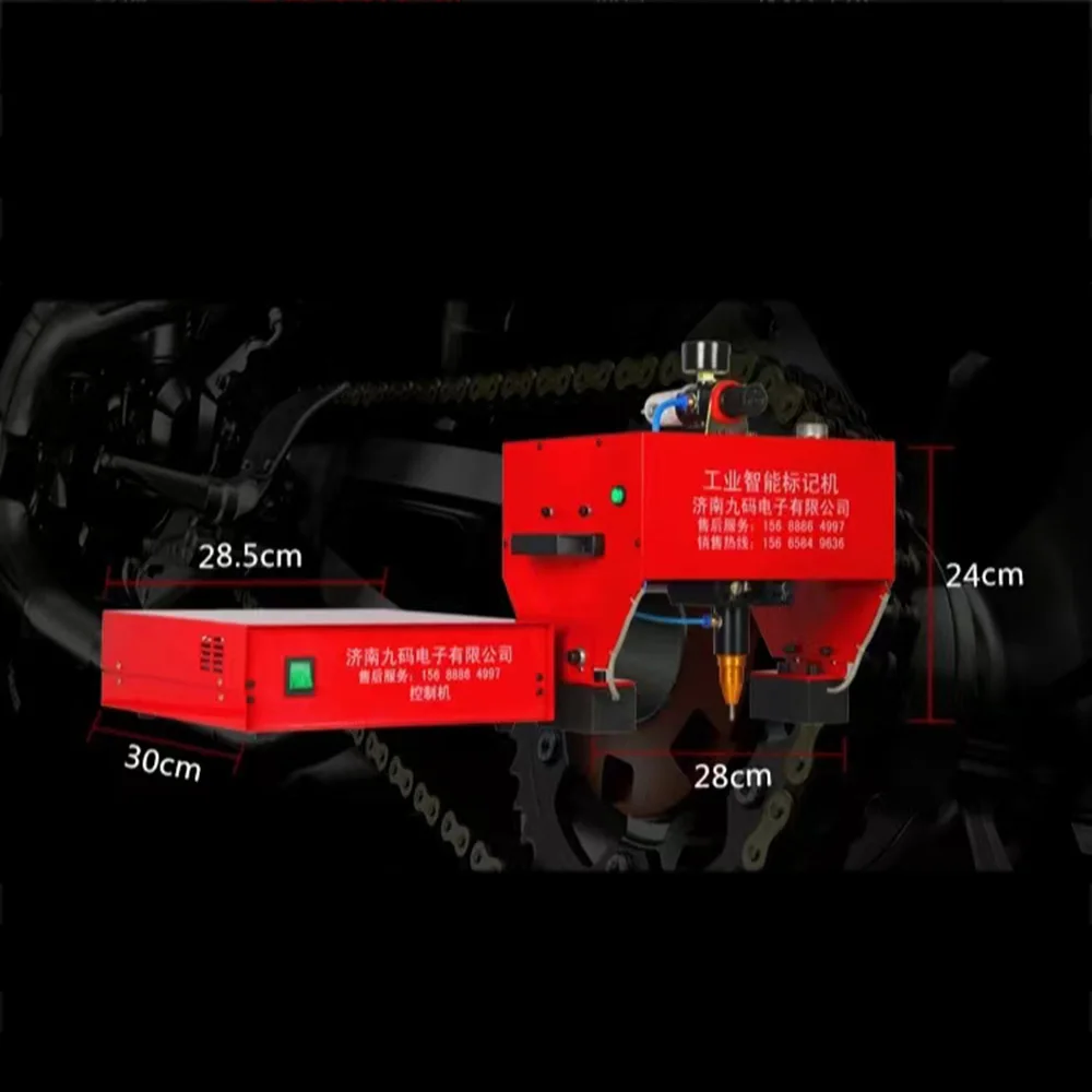 170*110 Pneumatic Metal Dot Peen Marking Machine Plotter Printer Coding MachineJMB-170 Portable Marking Machine For VIN Code