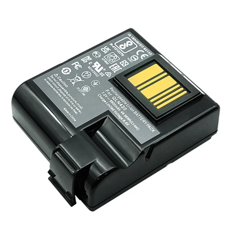 QLN420 Printer Battery, FOR Zebra  ZQ630, Model P1040687, P1050667-016, BTRY-MPP-68MA1-01, Capacity 6800mAh Stable and Durable