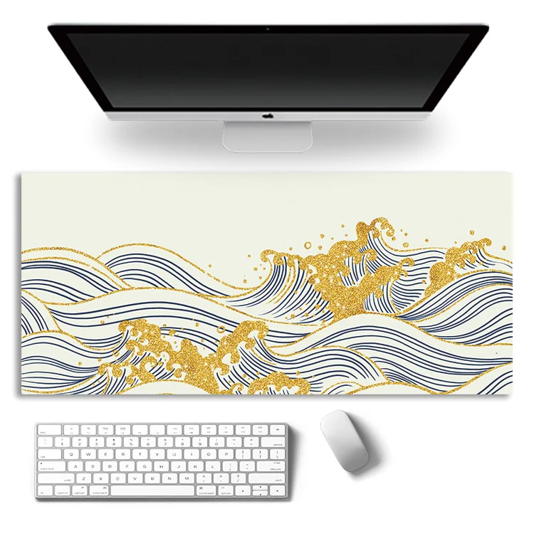 Minimalist Style Red Carpet Art Office Laptop Large Mouse Pad XXL Gaming Accessories Computer Keyboard Desk Mat