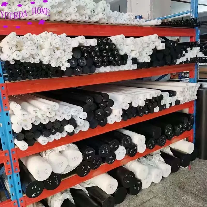 HDPE rod Black White Ultra-high polymer Polyethylene rod UHMW rod machining dia.10mm~45mm wholesale